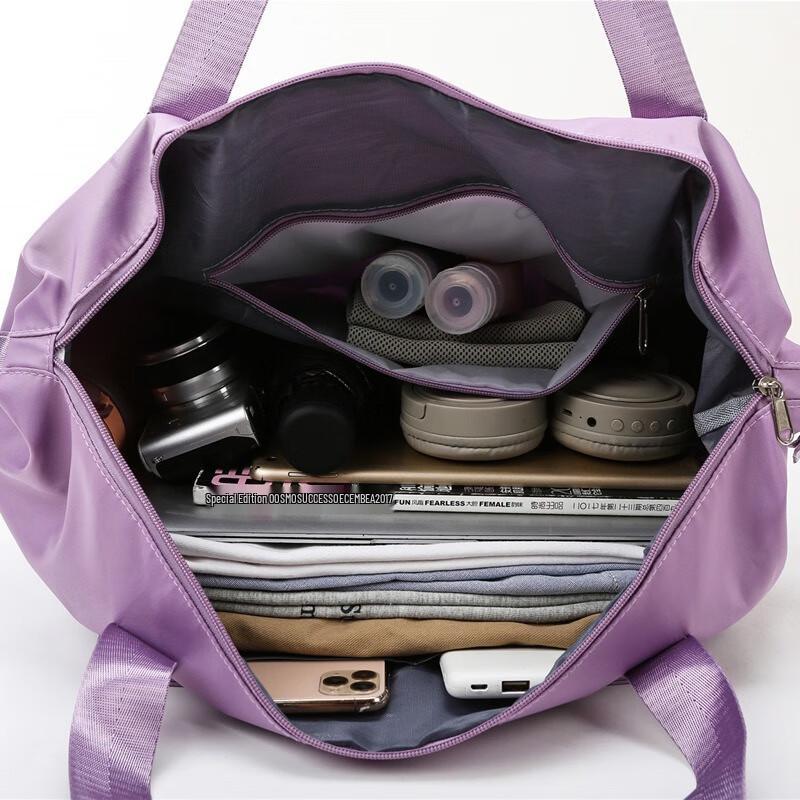 KANDEXS Women's Foldable Dry-Wet Separation Travel Gym Bag