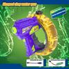 Large Electric Water Gun Ring Handheld Space Concentrator Cool Light Large Capacity Water Blaster Battle Shooting Gun for Kids