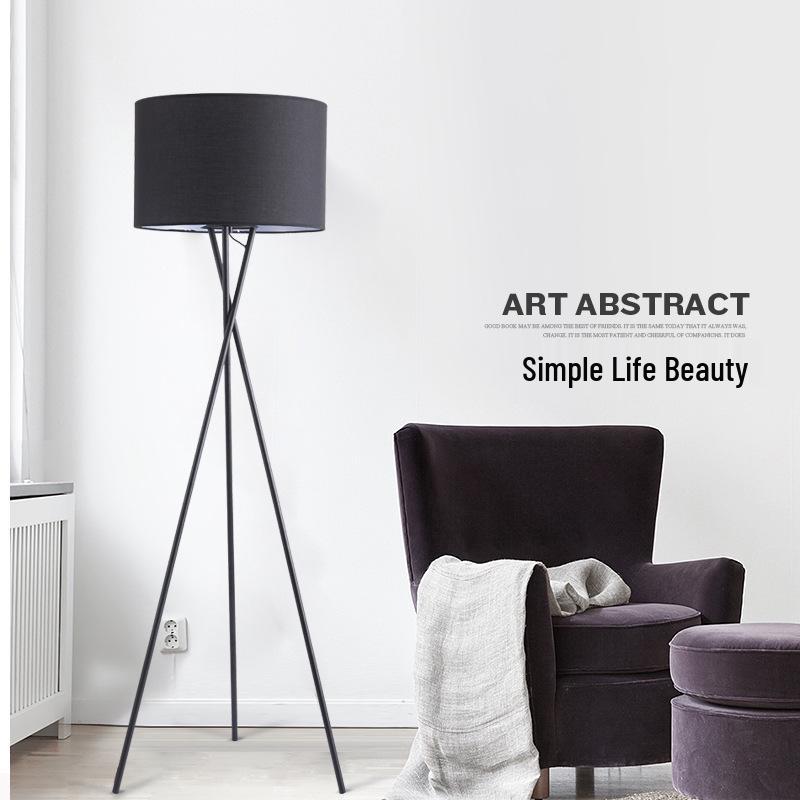 

Nordic Modern Tripod Floor Lamp: Remote-Controlled, Creative Design for Living Room, Bedroom, or Bedside Use