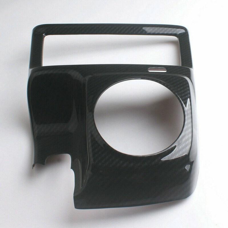 Car Carbon Fiber Style Interior Center Gear Shift Frame Cover Trim Fit For Honda Civic 2006 2007 2008 2009 2010 2011