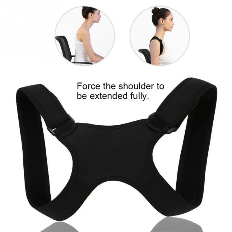 Posture Corrector Breathable Neoprene Adjustable Back Support Brace for Travel Office Home Daily Pain Relief