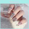New Nail Art Wearable Nails High-end Pure Desire Flash Diamond Nail Stickers U6