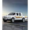 1/32 Toyota Hilux Off Road Pikap Kamyonet Alaşım Metal Diecast Model Araç Minyatür Sesli ve Işıklı Koleksiyon Hediye Çocuk Oyuncak