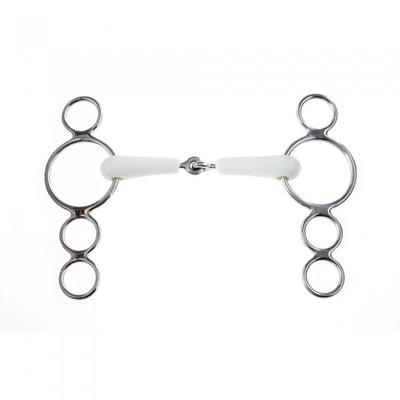 Korsteel Horses Flexi Jointed 3-Ring-Dutch-Gag-Gebiss