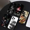 H-The Band W-Warning Phone Case For iPhone 16,15,14,13,12,17,Pro Max,Plus Silicone Black Case