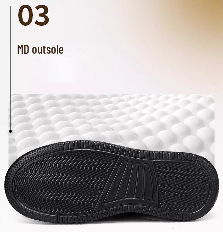 New British Style Mid-High Top Canvas Shoes: Lightweight, Breathable, Thick Sole, Hidden Heel, 10CM Casual Sports Shoes for Men