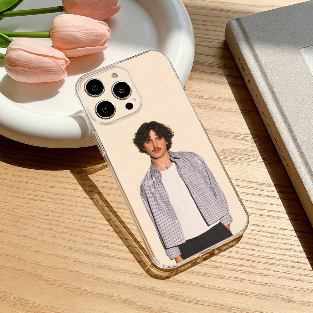 

Emotive Vocal Charm B-Benson B-Boone Phone Case For iPhone 17 16 15 14 13 12 11 Mini Pro Max Plus Transparent Cover iPhone12