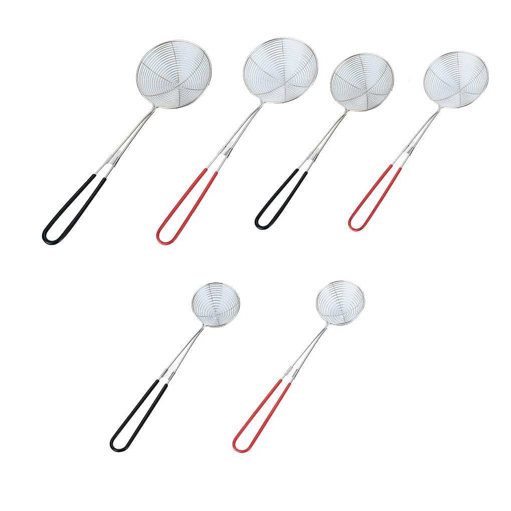 Skimmer Spoon Frying Vegetable Stainless Steel Strainer Scoop Nonslip Handle Cookware Cooking Tool Kitchen Accessories