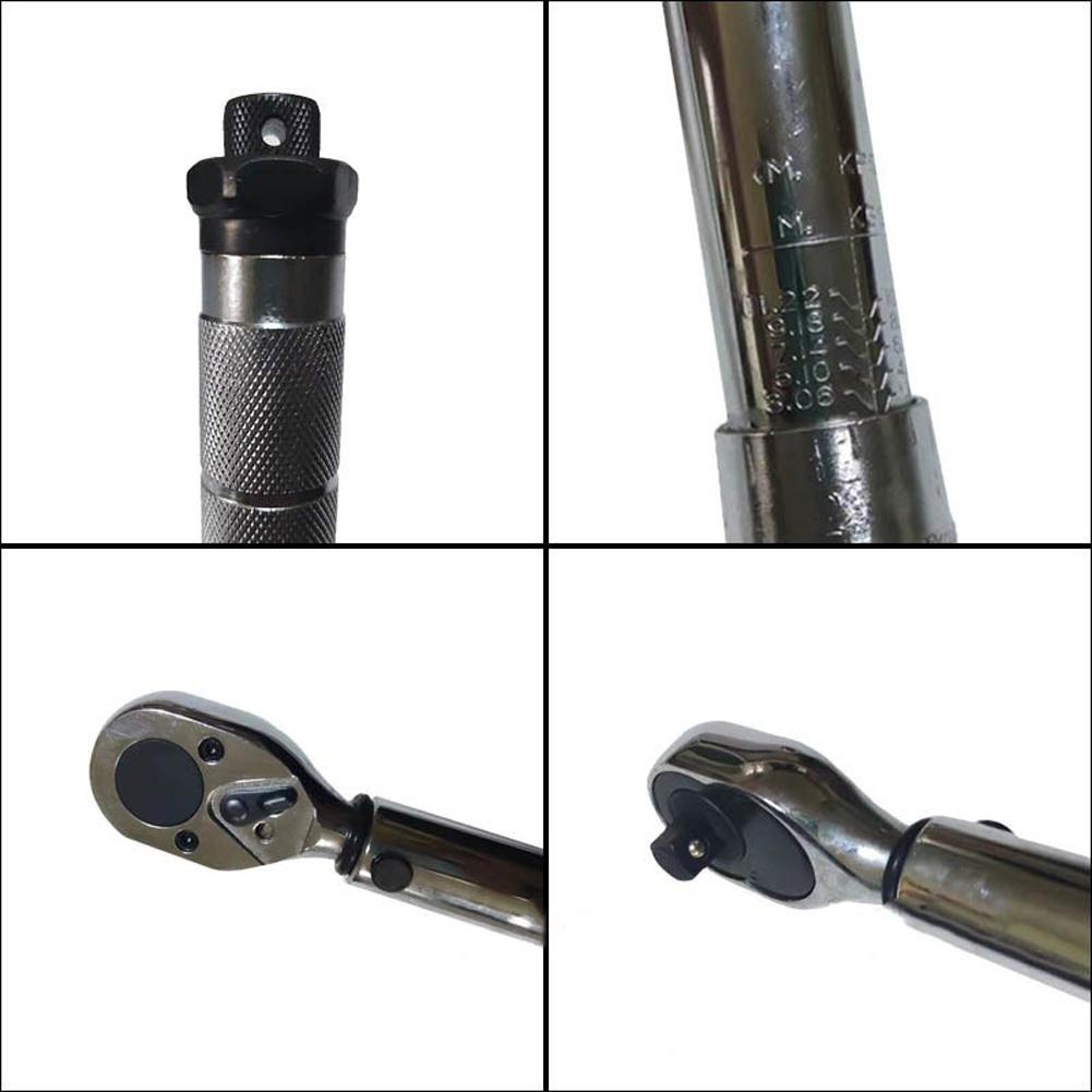 Drive Click Torque Wrench 5-25Nm Hand Ratchet Spanner Tool Multi-use Adjustable Torque Wrench with Case for Car Vehicle