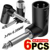 3Pin Audio Plug Converter 6.35mm FeMale To XLR Male Adapter Connector for Power Amplifier Guitar Headphone Speakers MicrophoneGood Product