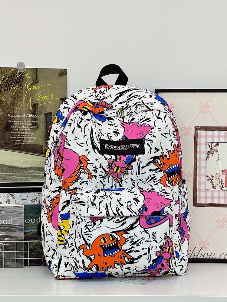 Sac à dos Cosplay Anime Hazbin Hotel Sacoche d'école pour étudiants Sac à dos BD Sac à dos pour ordinateur portable Sac à dos de voyage Sac à dos Rucksack Jeunes en plein air Cadeaux