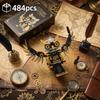 Cute Mechanical Owl Building Blocks Model Kit, New 484Pcs 3D Gear Swinging Flying Bird With Base Stand, STEM Toy