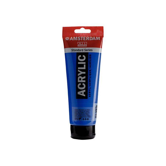 Acrylic Paint In Tube - Cobalt Blue - 512 - Amsterdam - 250ml