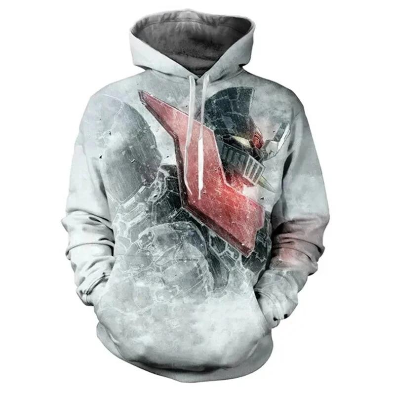 Anime Mazinger Z Hoodies 3D Print Hoodie Men/women Long Sleeve Fashion Hooded Men Fashion Kids Hoodie Y2K Unisex Clothing