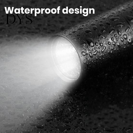 LED Flashlight Rechargeable Super Bright High Lumens Adjustable Pocket Brightness Zoomable Waterproof Tactical Torch Small Flash Light