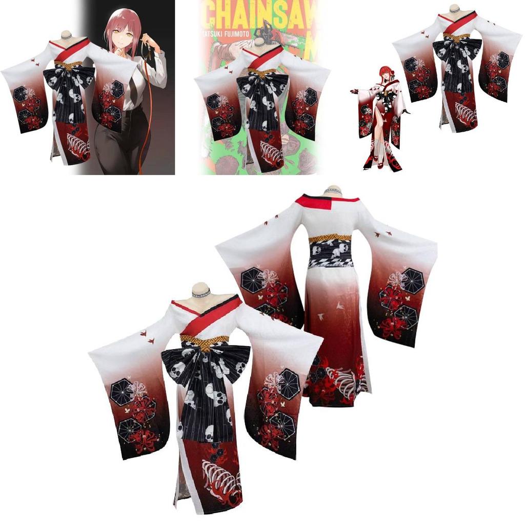 Charming Makima Power Cosplay Costume Traditional Japanese Style Soft And Comfortable