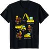 Kids Thanksgiving Construction Vehicles Boys Kids Toddler Youth T-Shirt