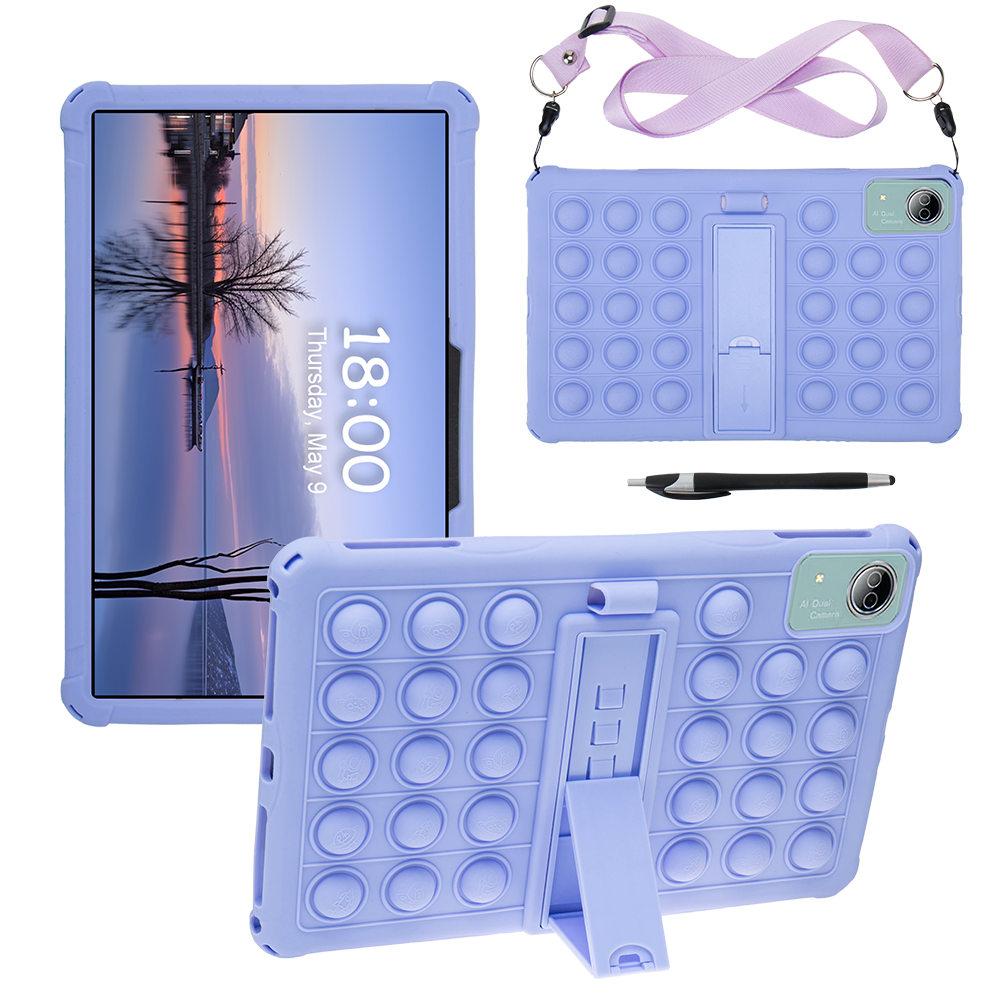Etui Bubble Soft Stand dla Doogee T20 Ultra / T40 Pro 12 cali Funda Bezpieczne dla dzieci Silikonowe Etui Ochronne na Tablet