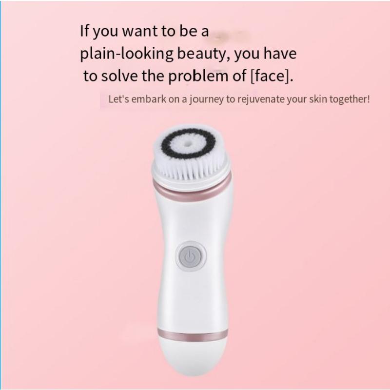 1 JUEGO Limpiador Eléctrico Recargable para el Hogar Multifuncional Rotatorio Limpieza de Poros Portátil Impermeable Cepillo Facial