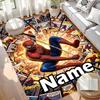 Custom Name Personalized Batman Print Carpet, Versatile Home Decor Rug, for Playroom, Apartment, Balcony, Entryway, Hallway Gift