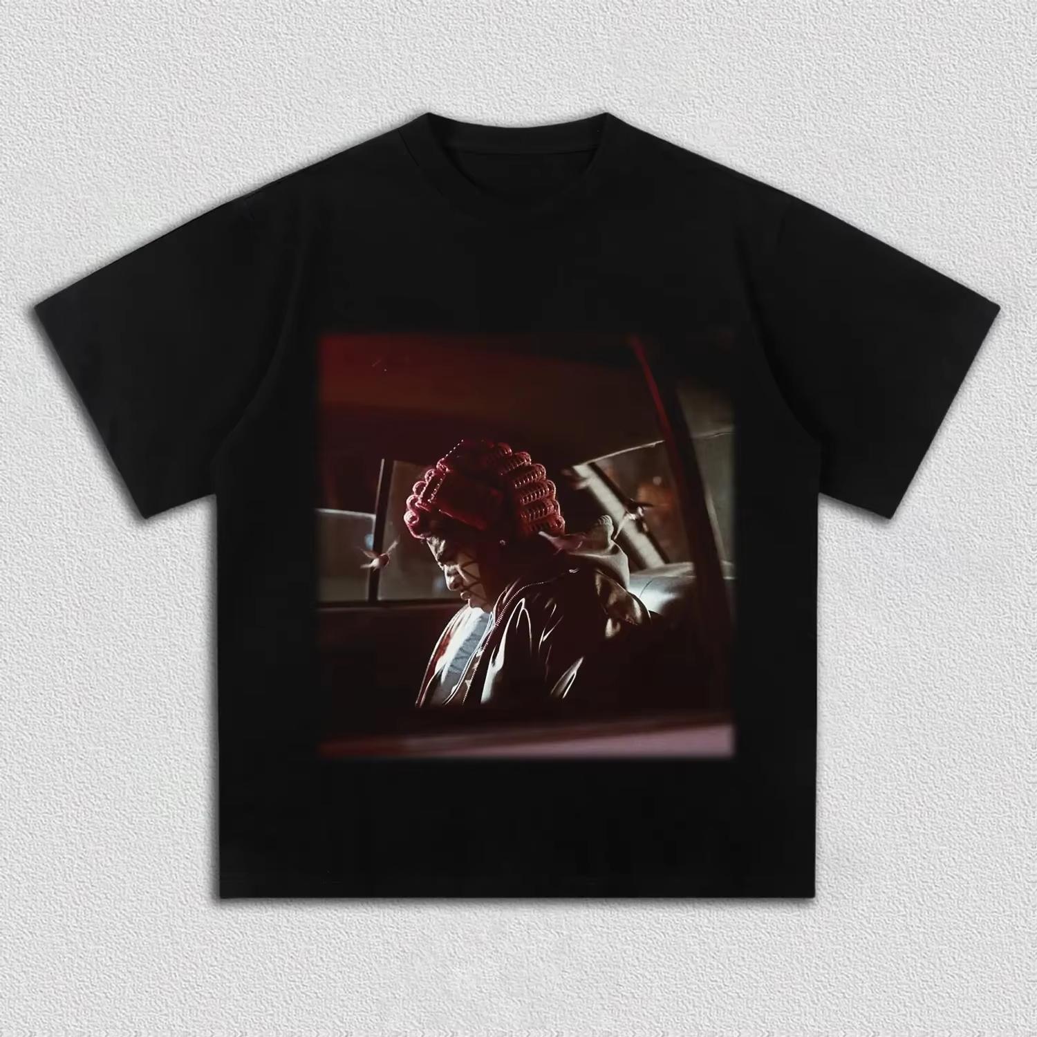 

ASAP Rocky Y2k графика чистый хлопок унисекс рубашка 2026 Новая с круглым вырезом с коротким рукавом мужская женская мода хип-хоп Подарок для фаната L