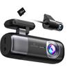 REDTIGER F9 4K + 1080P Dual Dash Cam (Wi-Fi, GPS, 170° Wide Angle, Night Vision, 32GB Card)
