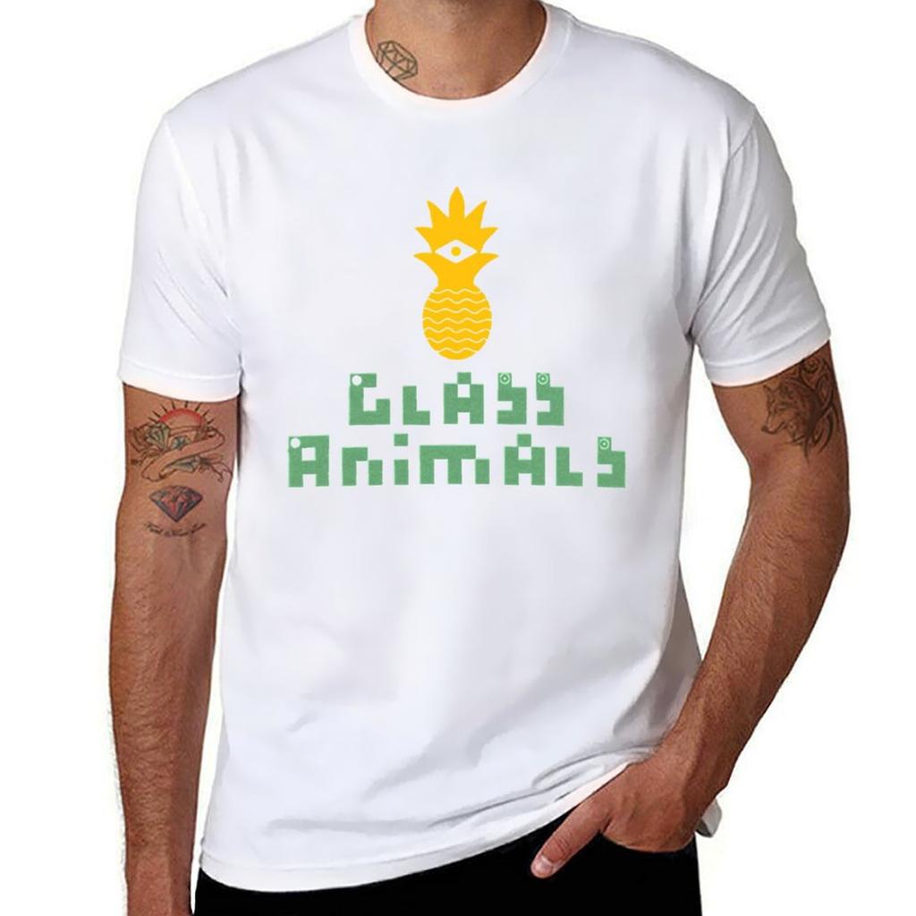 Glas Tiere T-Shirt Große Größe Lässiges T-Shirt