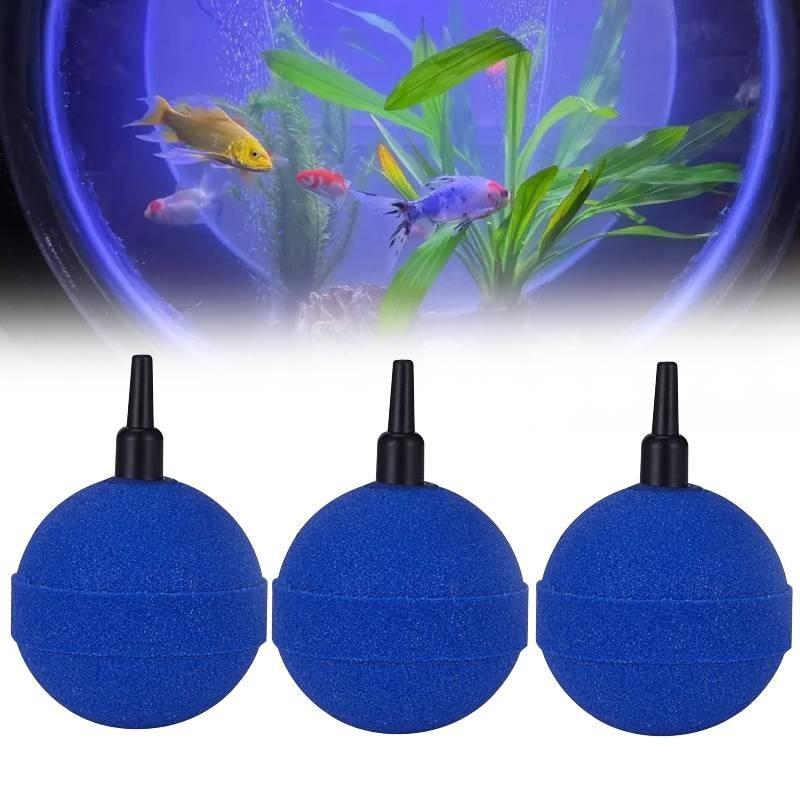 Stone Air Pond Fish Tank Oxygen Pump Head Oxygenation Ceramic Material Blue