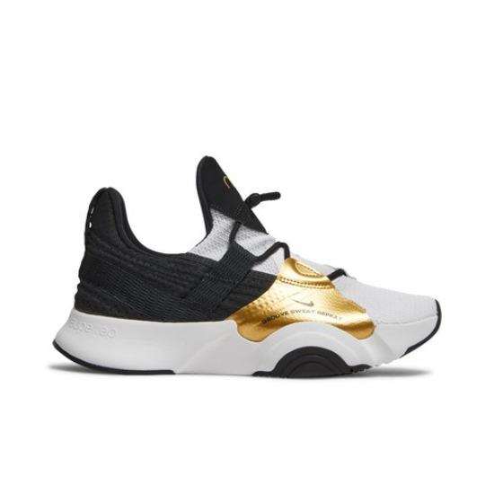 Nike Women's SuperRep Groove White Metallic Gold Coin CT1248-109