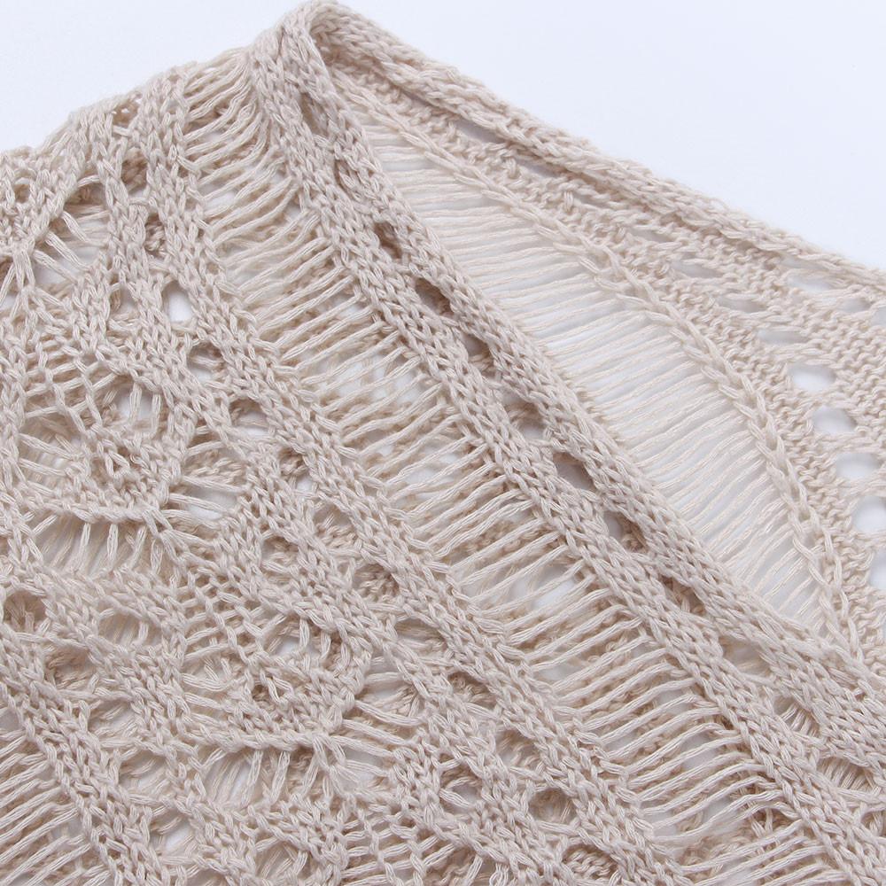 Frauen Baden Strand Cover Up Kleid Bikini Badeanzug Bademode Häkeln Kittel