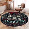 Tappeto Rotondo con Fantasia Bring Me the Horizon, Tappetino da Interno/Esterno, per Picnic, Sala Giochi, Camera da Letto, Ufficio, Soggiorno, Tappeto per Arredamento Casa, Regalo di Compleanno
