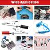 60pcs Professional Insulated Alligator Clips Joints Connection Spring Loaded Battery Clamps Universal Electrical Clips Vehicle