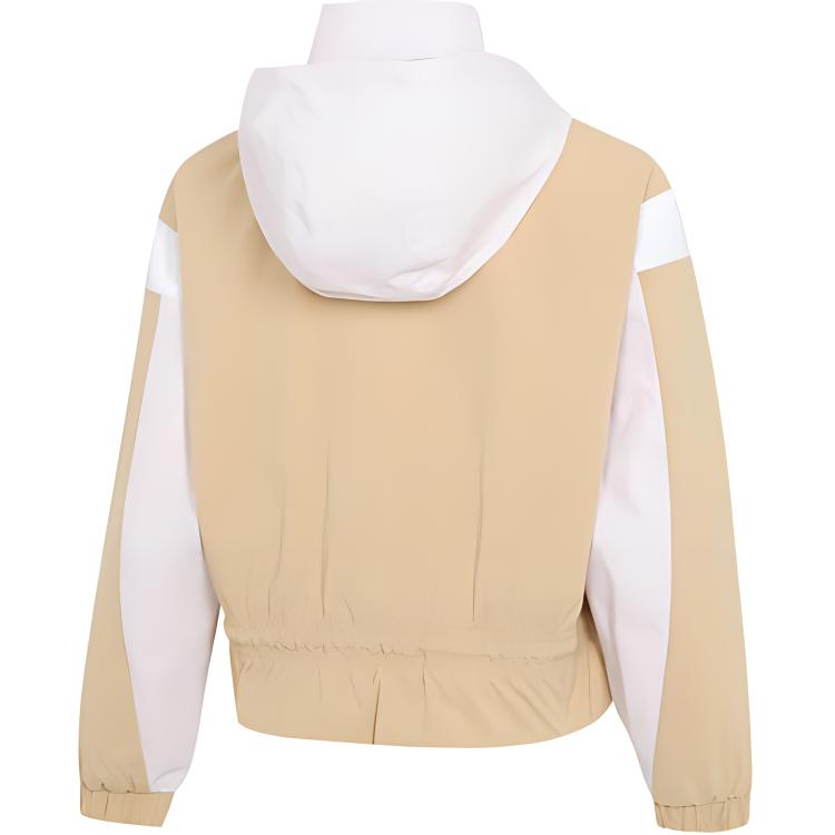 Adidas Ust Wv Jacket T1 Sports Casual Color Block Hooded Jacket Women Jackets Khaki HR8156