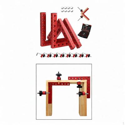 4Pcs Right Angle Clamps Corner Sturdy Easily Install Positioning Clamping Squares Woodworking
