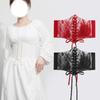 Wide Version Lace Waist Seal, Women's Versatile Dress Top Decorative Belt, Telescopic Elastic Belt