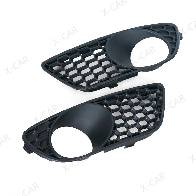 Front Bumper Fog Light Cover Grille Grill For VW Touareg Rline 2007 2008 2009 2010 7L9853663A9B9 7L9853664A9B9