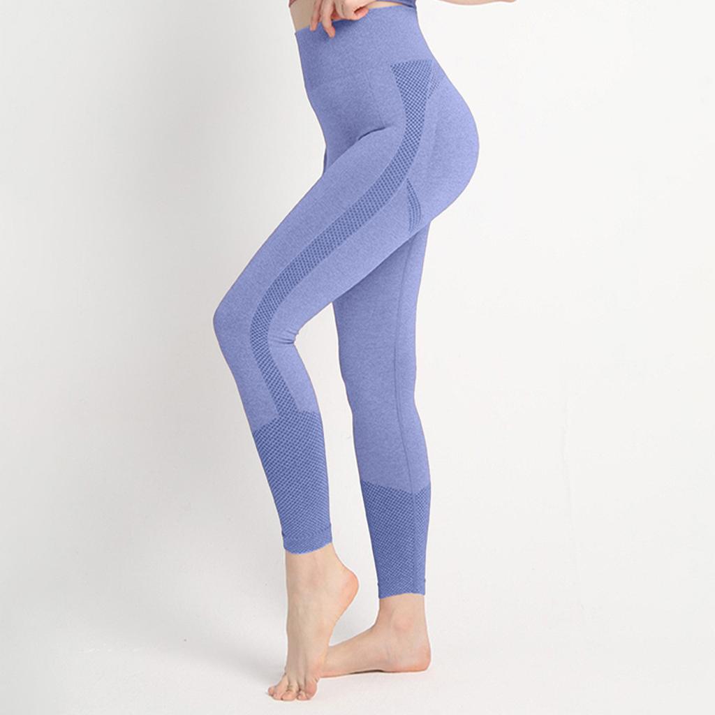 Women's Color High Waist And Hip Lifting Sports Tight Pants Fitness Pants