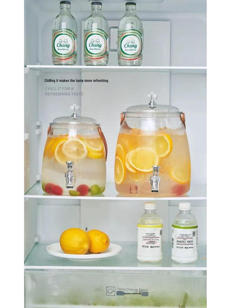 Large Capacity Cold Water Kettle and Spout Drinkware Set for Home and Camping