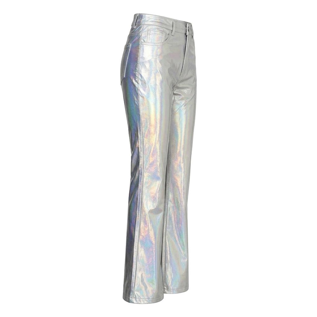 AmyLynn Womens/Ladies Lupe Metallic Straight Trousers