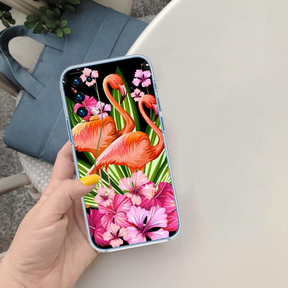 BF57 Flamingo Flower Phone Case for Motorola Moto G10 G20 G30 G31 G32 G34 G35 G41 G42 G50 G51 G52 G55 G60 G60S G62 G71 G72 G75