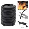 3/1M Black Smooth Nitrile Rubber Hose 3-19mm, Oil Resistant Petrol Diesels Fuel Line for Carburetor, Auto Motorcycle