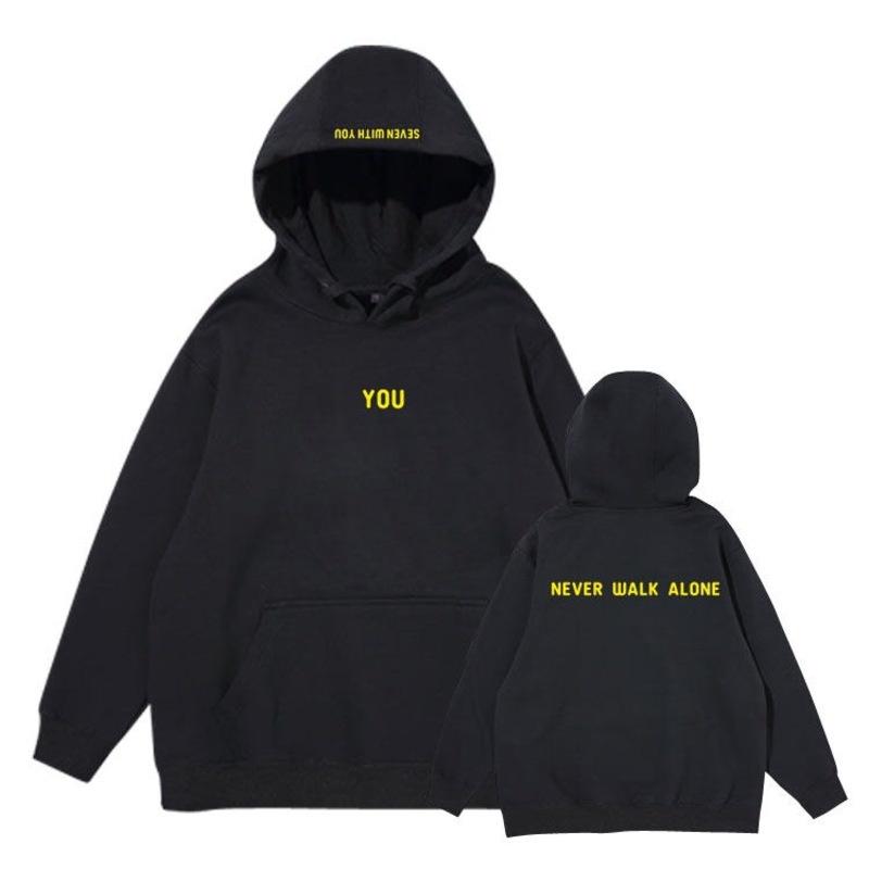 Bts Bangtan Boys Kpop Jimin Hoodie Sweatshirt J-hope Suga Rm Velvet Pullover