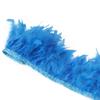 1Meters Natural Turkey Feathers Trim Height 10-15Cm Wedding Clothing Dress Decoration Diy Feather Ribbon Sewing Crafts