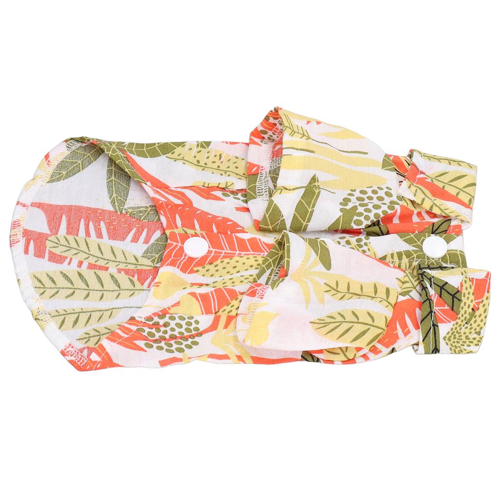 Hawaii Style Pet Shirt Breathable Soft Hawaiian Print Dog T Shirt for Dogs and Cats