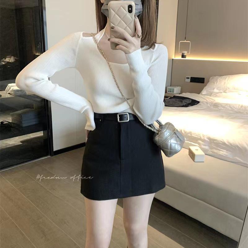 

Women s High Waist Midi A-Line Skirt - Autumn Fashion Slimming Hip-Hugging Design 3XL