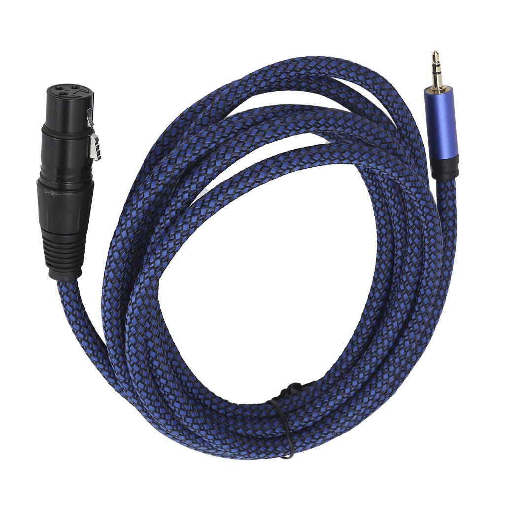 JORINDO XLR Female to 3.5mm Jack Balanced Signal Cable XLR to 1 8inch Microphone Cable Connection CordJD6035‑3m