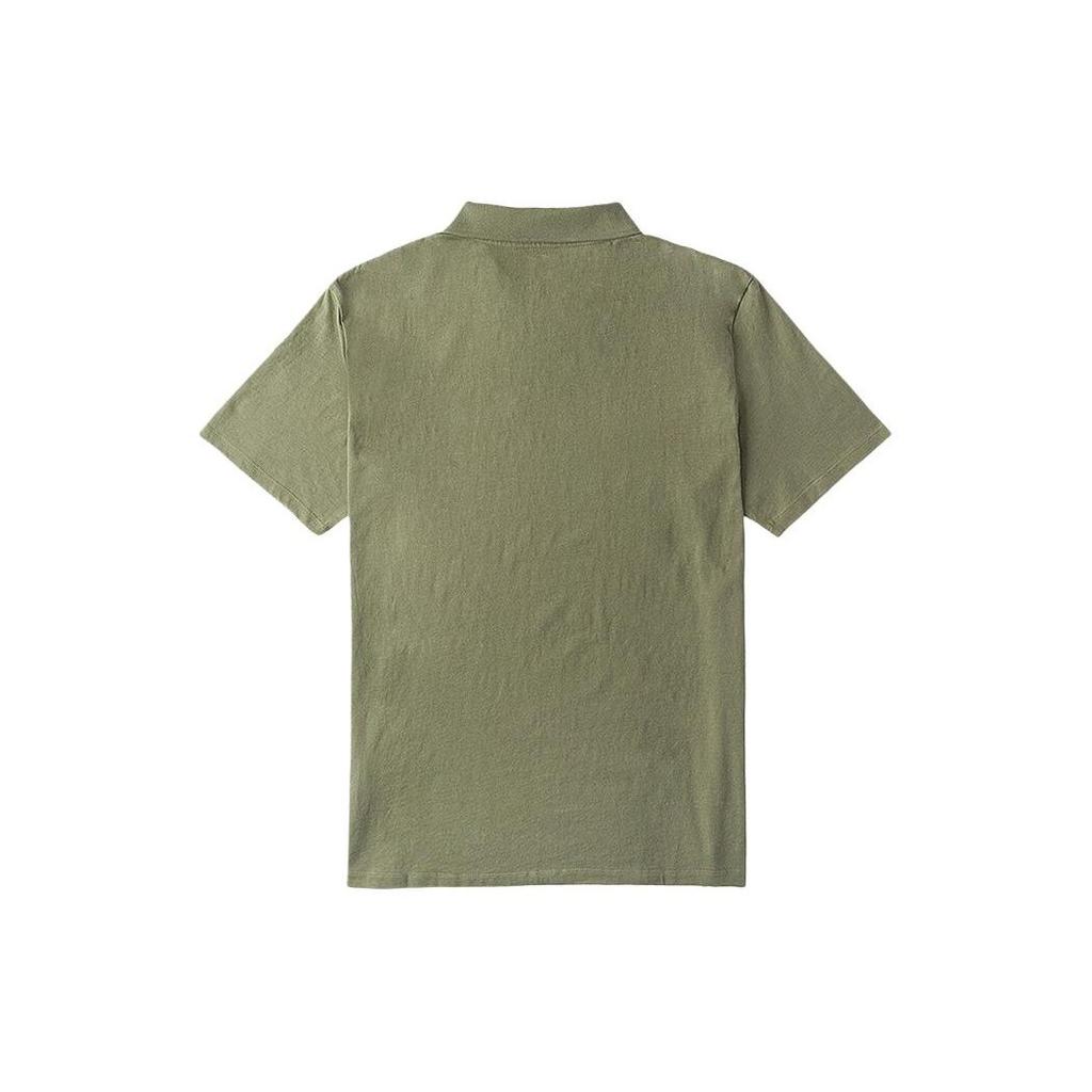 Timberland Solid Logo Outdoor Casual Short Sleeve Polo Shirt Men Polo Shirts Cassel-Green A63YQ-590