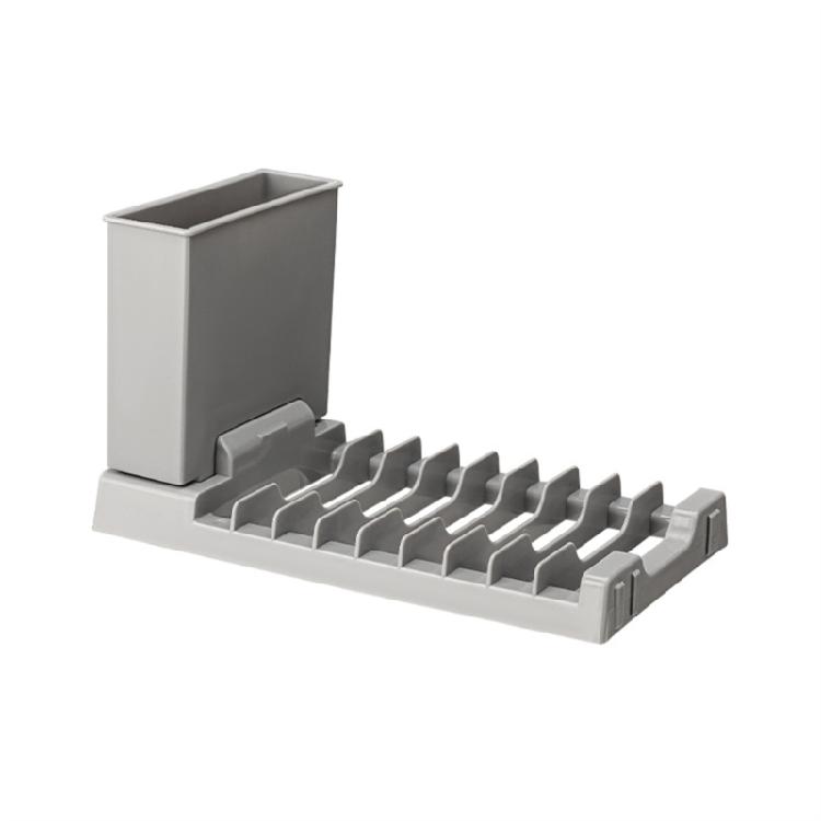 Versatile Use Dish Drying Storage Rack Kitchen Supplies with Protective Skid Feet Large Capacity for Most Kitchens