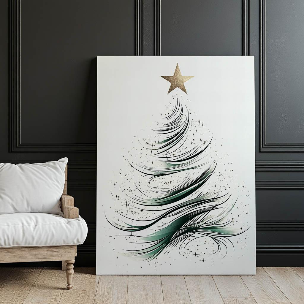 Christmas Glow Christmas Glow, 70X100 Cm, Unframed, Premium Canvas On Stretcher