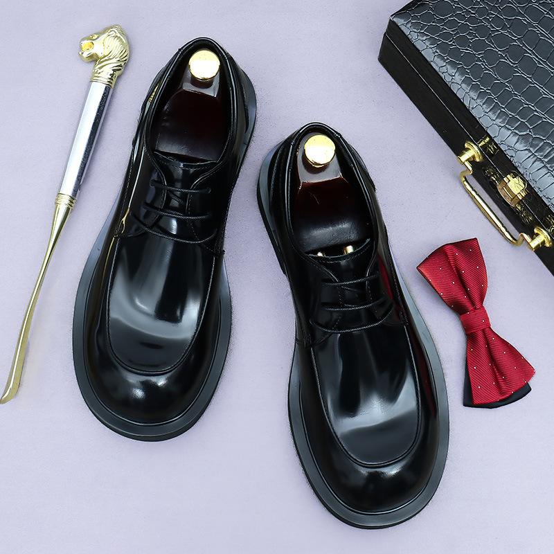 Men's  Wedding Footwear 2024 Genuine Leather Men Dress Shoes New Male Stylish Coiffeur Shoes All-match Men Casual Oxfords Shoes